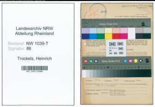 Entnazifizierung Heinrich Trockels , geb. 26.02.1889 (Lehrer)