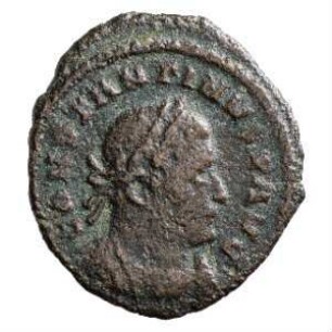 Münze, Follis, Aes 2, 316 n. Chr.