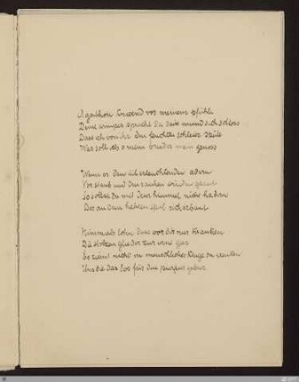 Agathon knieend vor meinem pfühle : [SW II: H1(Algabal)]; [SW II, S. 73/124-125]