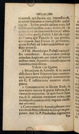 262-272, XVIII - XIX
