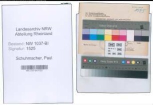 Entnazifizierung Paul Schuhmacher , geb. 22.06.1903 ()