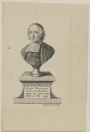 Bildnis des Laur. Franc. Boursier