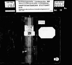 Kriegsstammrolle der Leichten Munitionskolonne Nr. 1264
