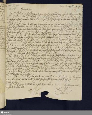 Bl. 378. SvC, Julius an SvC, Veit Hans