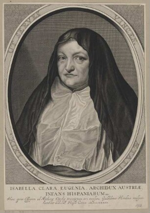 Bildnis der Isabella Clara Eugenia Austriae