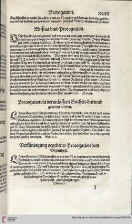Prorogation