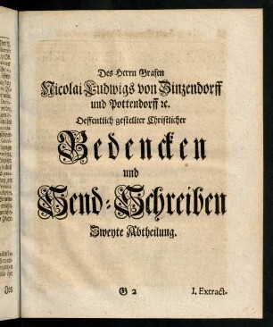 51-66, Zweyte Abtheilung