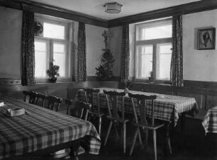 Ecke in einem Gastraum (wahrscheinlich im Allgäu)