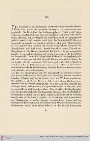 VIII Wesen des Exotischen