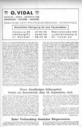 Erster Verbandstag deutscher Bürgervereine