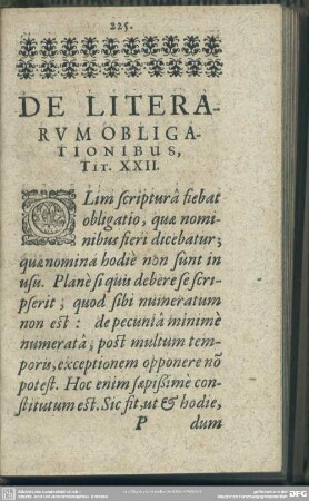 De Literarum Obligationibus