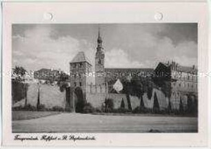 Tangermünde, Roßfurt und Kirche St. Stephan