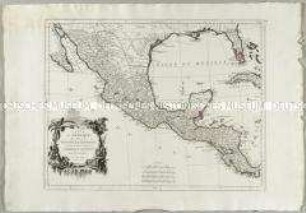 Carte du Mexique et de la Nouvelle Espagne