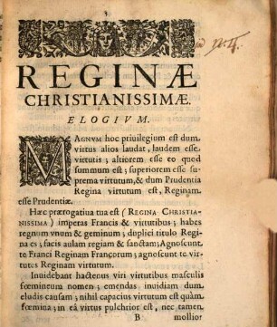 Eminentissimo Cardinali I. Mazarino