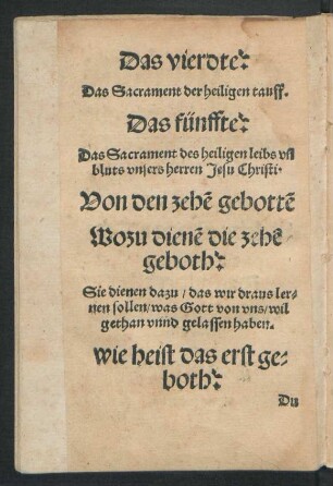 Von den zehen gebotten