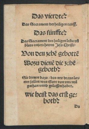 Von den zehen gebotten