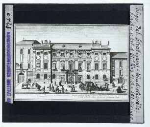 Wien, Palais Strattmann (Bankgasse),Kleiner, Ansicht des Palais Strattmann-Windischgrätz (Druck)