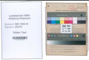 Entnazifizierung Paul Wolter , geb. 09.10.1898 (Einkaeufer)