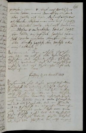 Freytag d 27 decemb 1737