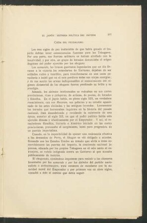 Caída del feudalismo.