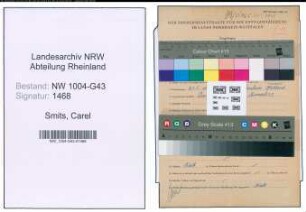 Entnazifizierung Carel Smits , geb. 21.05.1898 (Aufseher)