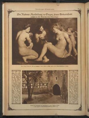 Die Rubens-Ausstellung in Siegen, seiner Geburtsstadt - anläßlich der 350. Wiederkehr seines Geburtstages