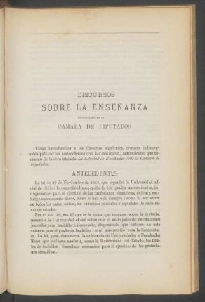 Antecedentes