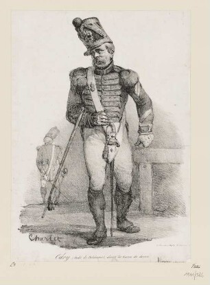 Odry, Role de Beldame, dans la Lecon de danse