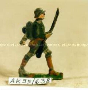 Zinnsoldat, Infanterist mit Gewehr