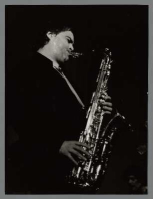 Richard Raux : Portrait des Saxophonisten Richard Raux in der Kongresshalle bei den 9. Leipziger Jazztagen 1984