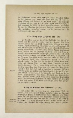 Krieg der Kimbern und Teutonen 113-101