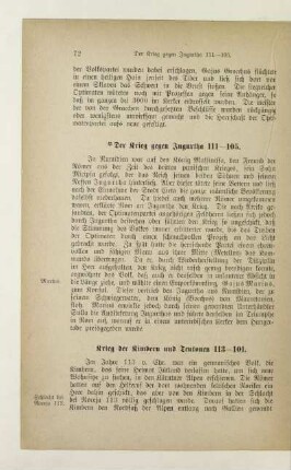 Krieg der Kimbern und Teutonen 113-101