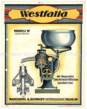 Informationsblatt über Milchseparatoren