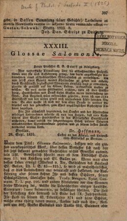 Glossae Salomonis