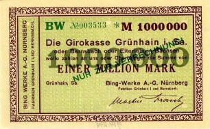 Eine Million Mark