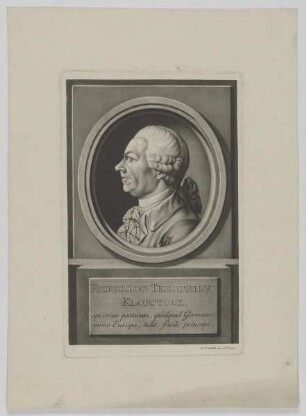 Bildnis des Friedericvs Theophilvs Klopstock