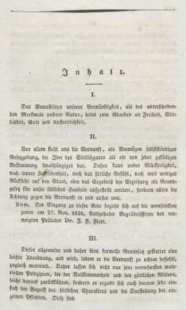 VII-XIV Inhaltsverzeichnis