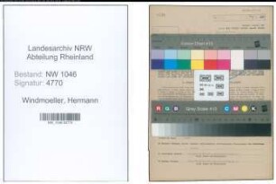 Entnazifizierung Hermann Windmoeller , geb. 23.03.1891 (Gastwirt)