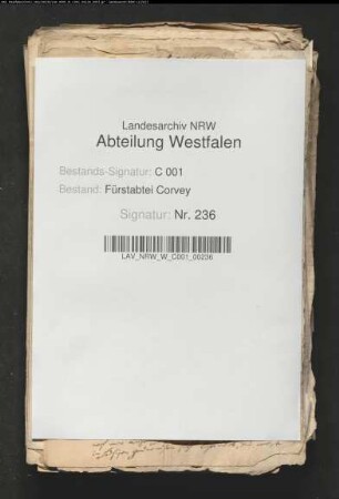 Militär Einquartierungen, Kontribution u.a. Verzeichnis des in Wahlshausen geraubten Viehs