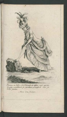 16. Femme en Robe á la Polonoise ...