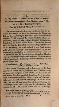 Journal für technische und ökonomische Chemie, 11. 1831