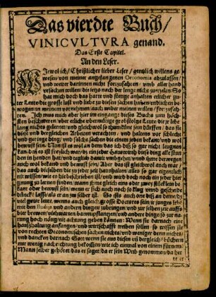 Das vierdte Buch Vinicultura genand.