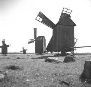 Worms (Kreis Wiek), Windmühlen
