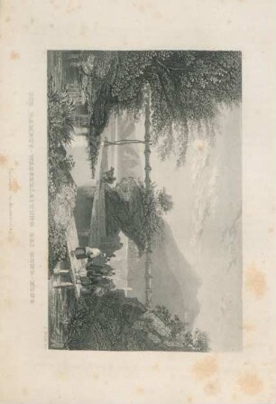 Die Bambus-Wasserleitung bei Hong-Kong