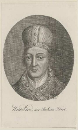 Bildnis des Wittekind, der Sachsen Fürst