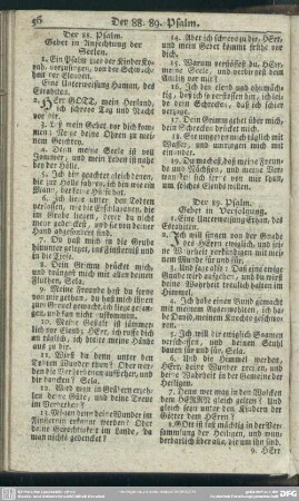 Der 88. Psalm. Gebet in Anfechtung der Seelen