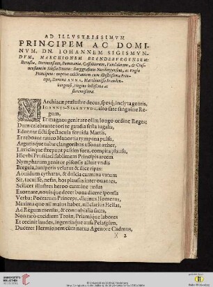 Principem ac dominum [...]