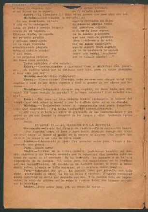 Cuadro II : Al margen de la justicia