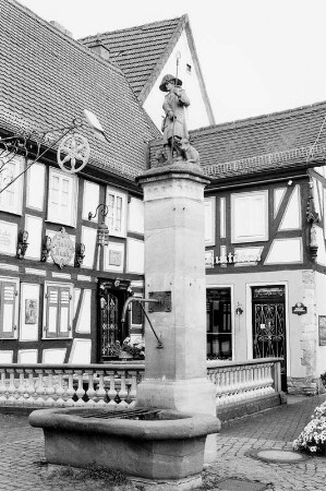 Wendelinusbrunnen (Brunnenanlage); Bad Orb, Am Wendelinusbrunnen