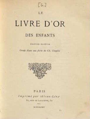 Le livre d'or des enfants